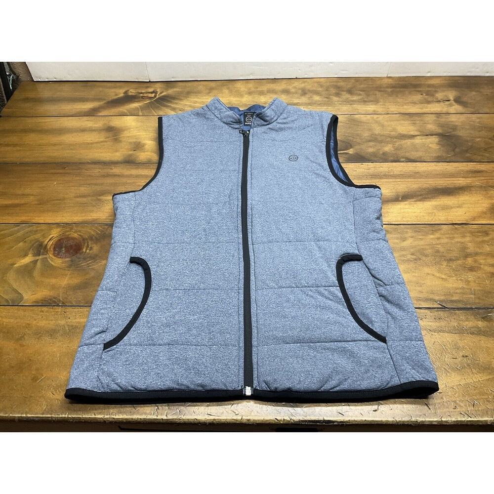 ATG Wrangler Men's Blue Reversible Puffer Insulated Classic Vest Size Small